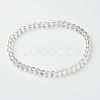 Natural Crystal Round Bead Stretch Bracelets BJEW-L594-B07-1