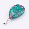 Natural & Synthetic Mixed Gemstone Pendants X-G-S045-9-B-3