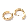 Ring Brass Huggie Hoop Earrings for Women EJEW-B056-10G-2