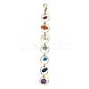 Natural & Synthetic Gemstone Pendant Decorations HJEW-JM01829-01-1