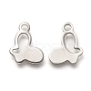 Non-Tarnish 201 Stainless Steel Charms STAS-C017-13P-2