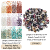   3330Pcs 13 Style Natural & Synthetic Gemstones Chip Beads G-PH0002-15-2
