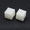 ABS Plastic Imitation Pearl Beads OACR-A009-02A-01-2