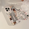 Cat Mirrored Axrylic Mobile Phone Cover PW-WG472D8-09-1