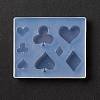 DIY Club & Diamond & Heart & Spade(in Playing Card) Linking Ring Silicone Molds SIMO-B001-09-1