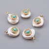 Natural Cultured Freshwater Pearl Pendants PEAR-F008-01G-1