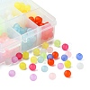 Transparent Acrylic Ball Beads FACR-CJ0001-02-8