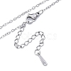 Non-Tarnish 304 Stainless Steel Cable Chains Necklace for Men Women NJEW-N050-A03-S15-2