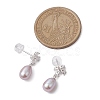 Natural Pearl Ear Studs EJEW-P286-09P-3