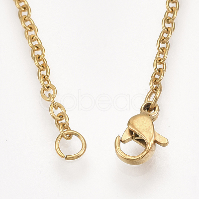 201 Stainless Steel Pendant Necklaces NJEW-T009-JN103-2-40-1