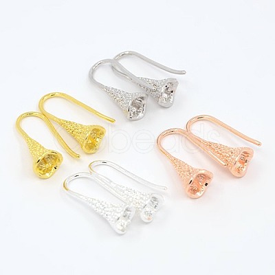 Brass Earring Hooks for Earring Design KK-M047-01-1