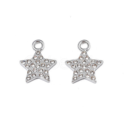 304 Stainless Steel Charms STAS-N095-144-1