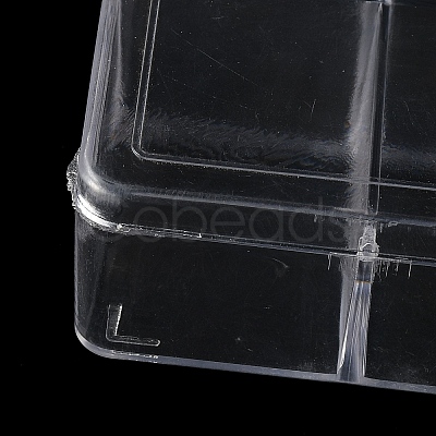 10 Grids Plastic Bead Containers with Cover CON-K002-03E-1