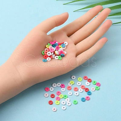 Handmade Luminous Polymer Clay Beads CLAY-YW0001-52-1