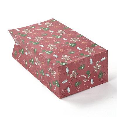 Christmas Theme Rectangle Paper Bags CARB-G006-01E-1