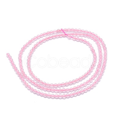 Natural Rose Quartz Beads Strands G-A177-04-07-1