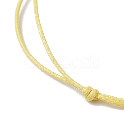 Waxed Polyester Braided Bead Bracelets BJEW-JB11105-1