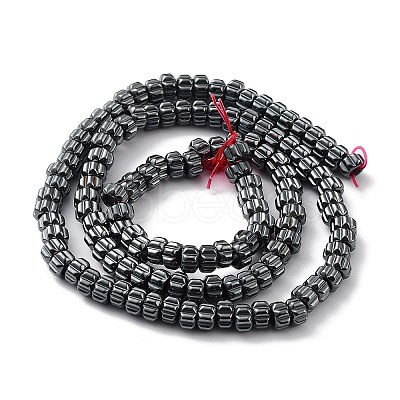 Synthetic Non-Magnetic Hematite Beads Strands G-H303-B12-1