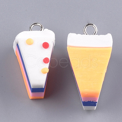 Handmade Polymer Clay Pendants CLAY-T015-02-1