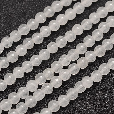 Natural Malaysia Jade Bead Strands G-A146-4mm-A29-1