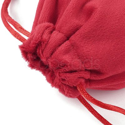 Velvet Jewelry Drawstring Storage Pouches ABAG-P013-02B-1