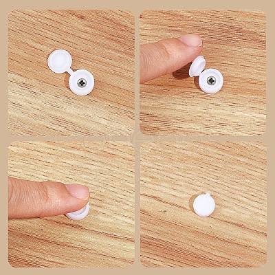 Gorgecraft 200Pcs 4 Style Plastic Furniture Fence Screw Hole Plug FIND-GF0004-62-1