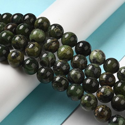 Natural Chrysoprase Beads Strands G-H298-A09-04-1