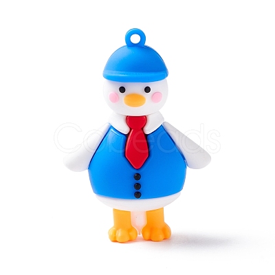 PVC Cartoon Duck Doll Pendants KY-C008-06-1