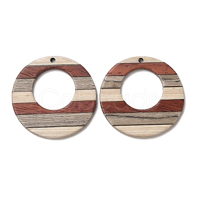 Wenge Wood & Sandalwood & White Ash Pendants WOOD-F013-03-1