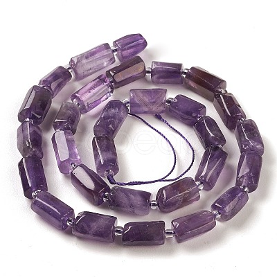 Natural Amethyst Beads Strands G-M403-B23-1