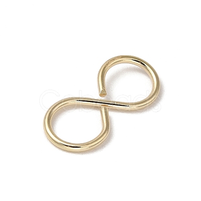 Brass S-Hook Clasps KK-L208-67G-1