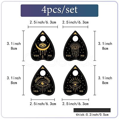 Mini Wood Crystal Ball Display Bases DJEW-WH0021-029-1