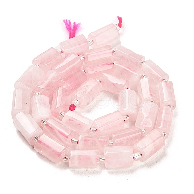 Natural Rose Quartz Beads Strands G-G068-A23-01-1