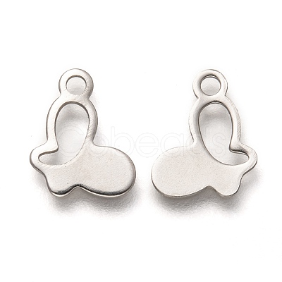 Non-Tarnish 201 Stainless Steel Charms STAS-C017-13P-1