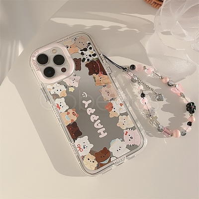 Cat Mirrored Axrylic Mobile Phone Cover PW-WG472D8-09-1