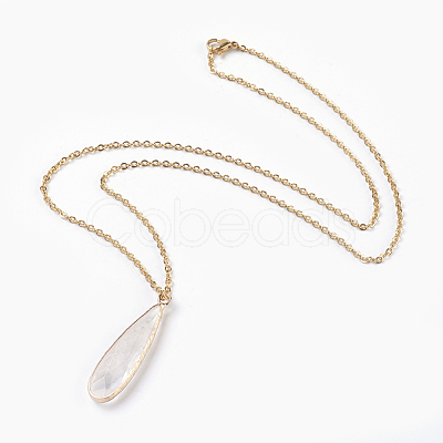 304 Stainless Steel Pendant Necklaces NJEW-JN02249-1