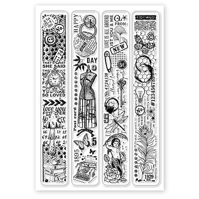 Custom PVC Plastic Clear Stamps DIY-WH0448-0375-1