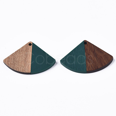 Resin & Wood Pendants RESI-S358-86B-03-1