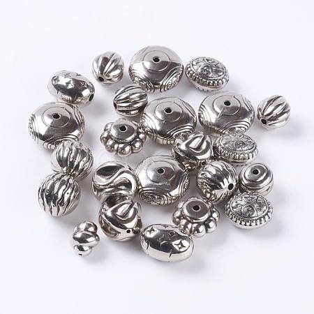 Antiqued Acrylic Beads OACR-R139-1
