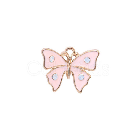 Zinc Alloy Enamel Butterfly Jewelry Pendant ENAM-TAC0007-09C-1