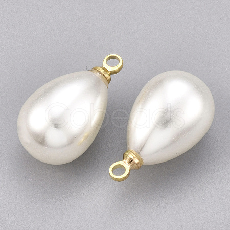 ABS Plastic Imitation Pearl Pendants KK-S348-179-1