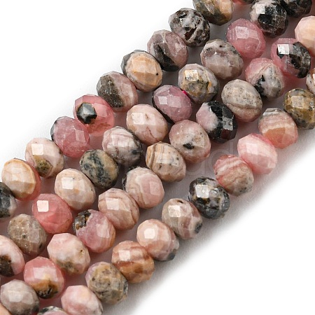 Natural Argentina Rhodonite Beads Strands X-G-C052-10-1