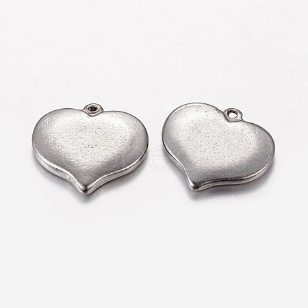 Handmade Valentines Day Gifts Ideas for Him 201 Stainless Steel Stamping Blank Tag Pendants STAS-Q102-1