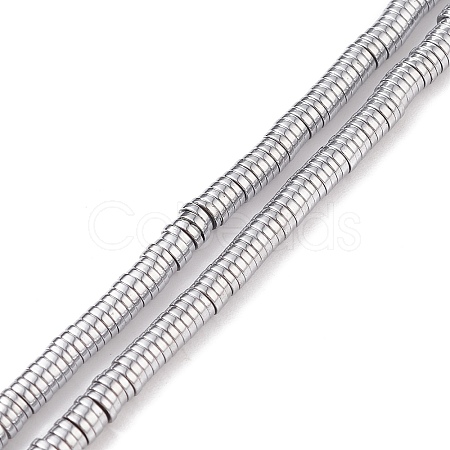 Electroplated Non-magnetic Synthetic Hematite Beads Strands X-G-G826-09P-4mm-A-1