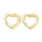 Alloy Bead Frames, Heart, Light Gold, 19x20x5mm, Hole: 2mm