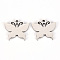 Non-Tarnish 201 Stainless Steel Pendants, Laser Cut, Butterfly, Stainless Steel Color, 18x20x1mm, Hole: 2mm