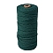 Cotton Macrame Cord, Round Macrame Rope for Wall Hangers, Boho Decorations, DIY Macrame Craft, Dark Green, 3mm, about 54.68 Yards(50m)/Roll