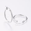 Tarnish Resistant 304 Stainless Steel Hoop Earrings X-EJEW-F105-08P-2