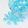 Eco-Friendly Transparent Acrylic Beads PL556-5-1