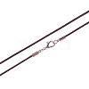   Leather Cord Necklace Making MAK-PH0002-1.5mm-02-3